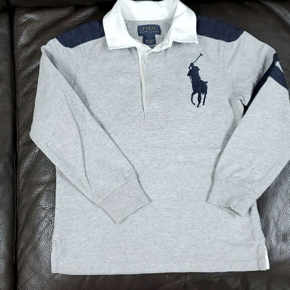 Boys Polo by Ralph Lauren rugby shirt size 5